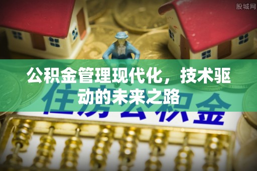 揭阳公积金管理现代化，技术驱动的未来之路